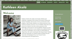 Desktop Screenshot of kathleenalcala.com